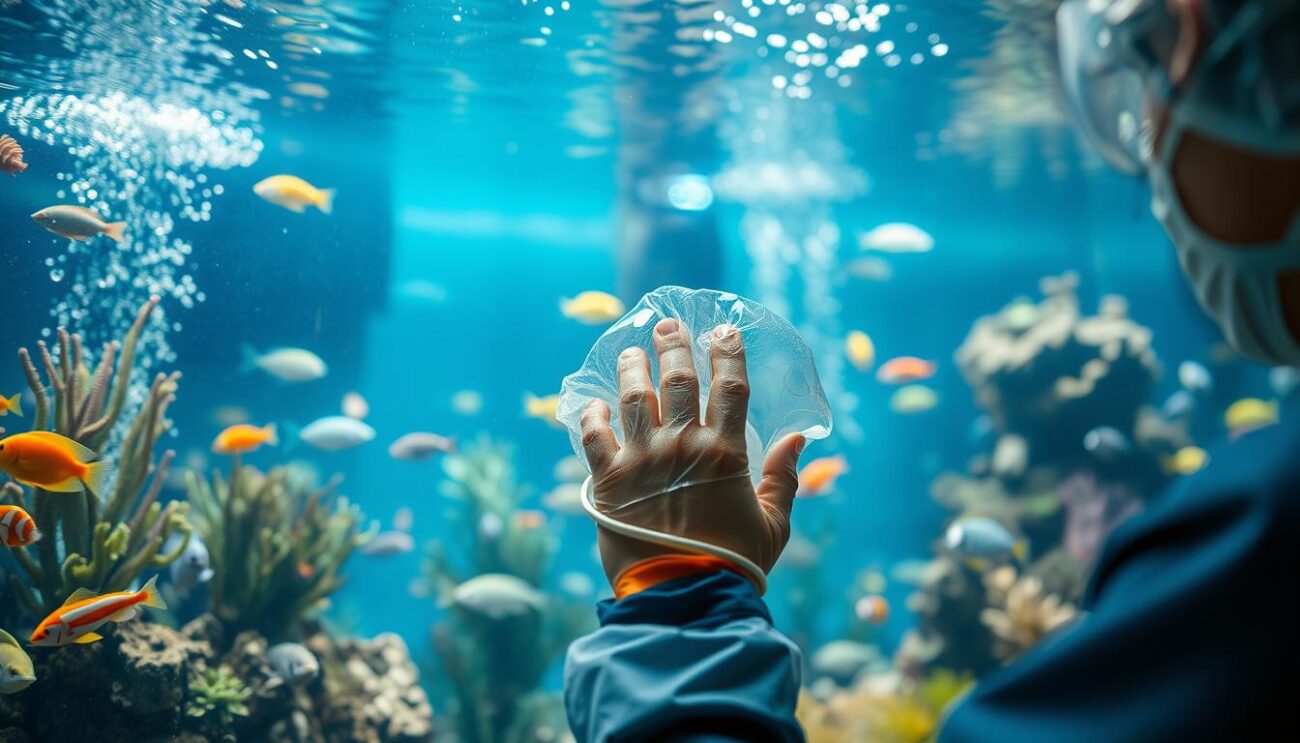 aquarium maintenance routine
