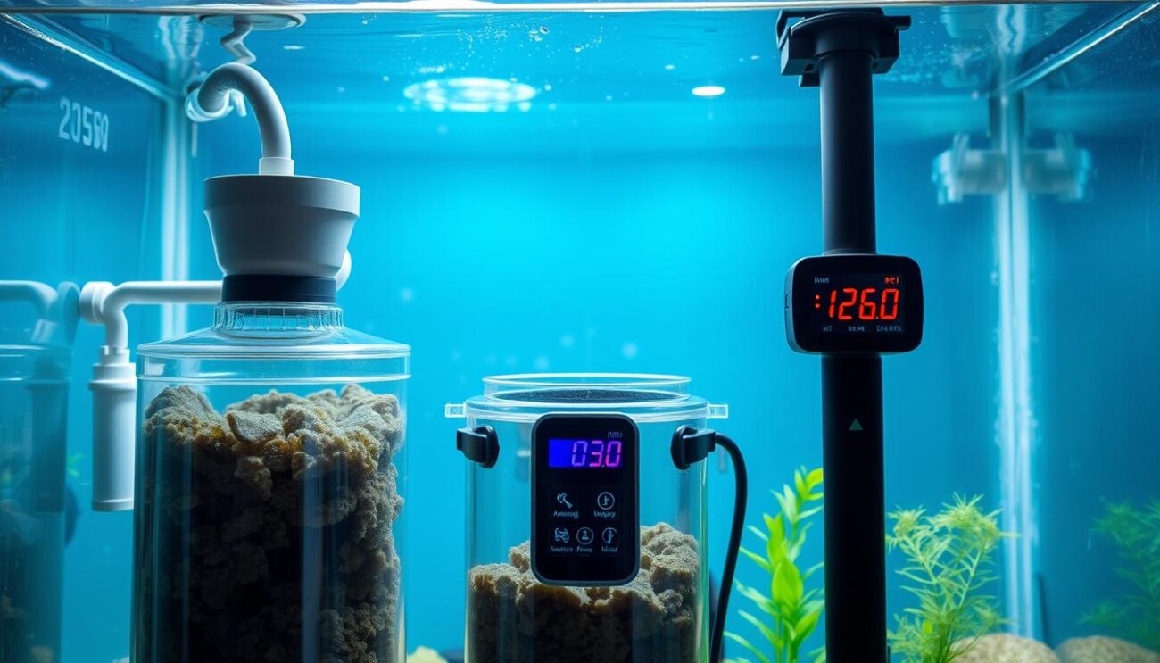 aquarium water quality and equipment setup